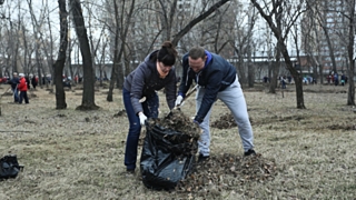 Субботник / Фото: Екатерина Смолихина / amic.ru