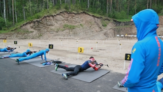 Тренировка биатлонистов в Белокурихе / Фото: правительство Алтайского края