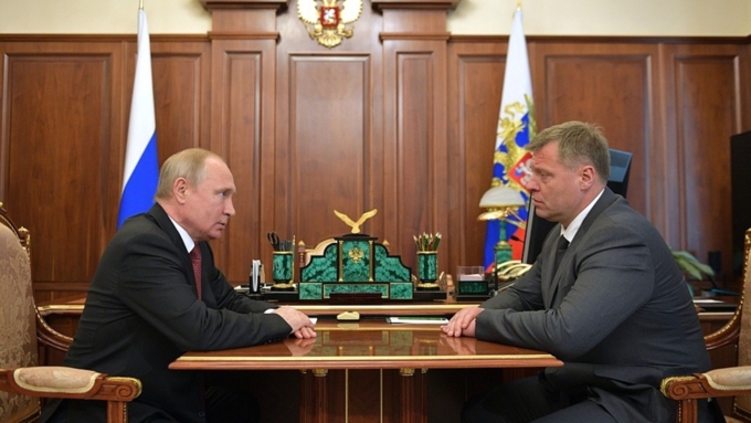 Также Путин провел встречу с новым губернатором Бабушкиным / Фото: kremlin.ru