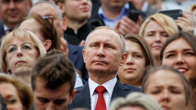 На прямой вопрос о доверии Путину положительно ответили 71,6% респондентов / Фото: strana-rf.ru