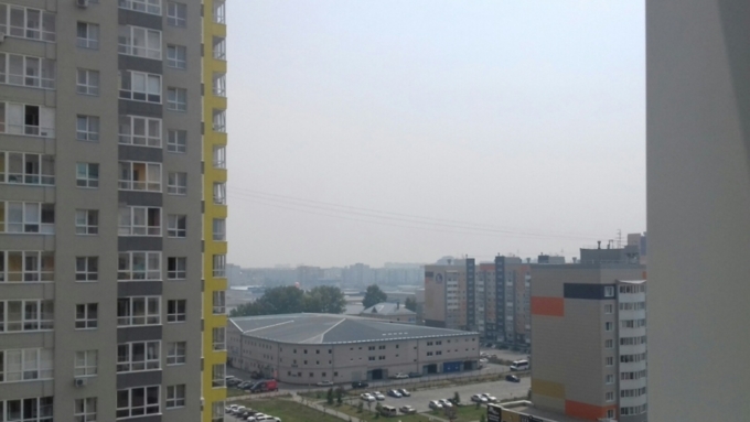 Дым от лесных пожаров в Красноярском крае могло принести в Барнаул / Фото: vk.com/incident22