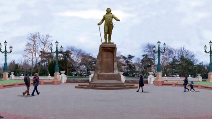 Изначально было решено, что памятник должен быть установлен силами парламентариев / Фото: фонд "Крым – наш"