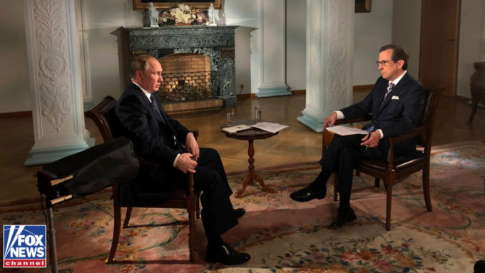 Беседа Уоллеса и Путина проходила летом 2018 года в Хельсинки / Фото: nytimes.com
