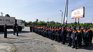 Алтайские пожарные прибыли в Богучанский район 4 августа / Фото: 24.mchs.gov.ru