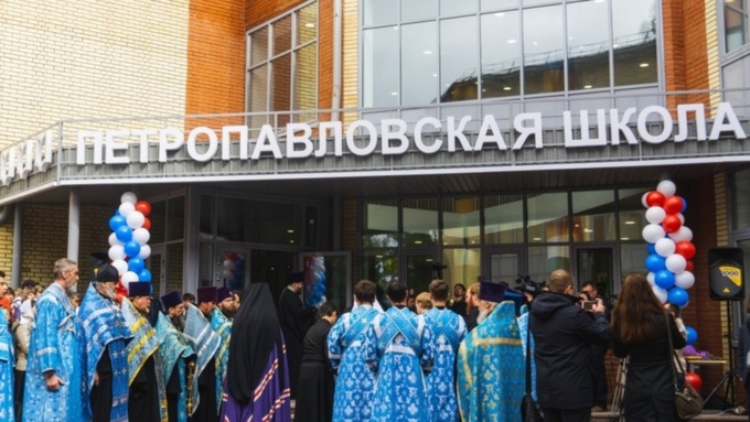 Открытие новой школы в селе Омской области / Фото: NGS55.ru