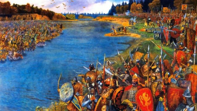 В октябре 1480 года войско хана Ахмеда безрезультатно пыталось перейти вброд реку Угру / Фото: Kaluga-gov.ru