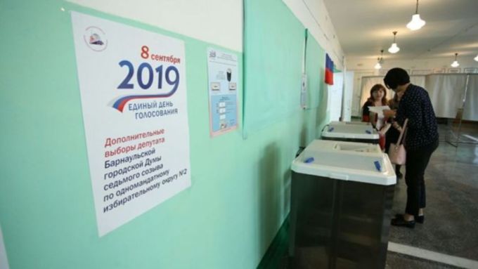 Выборы в Барнауле / Фото: Екатерина Смолихина / amic.ru
