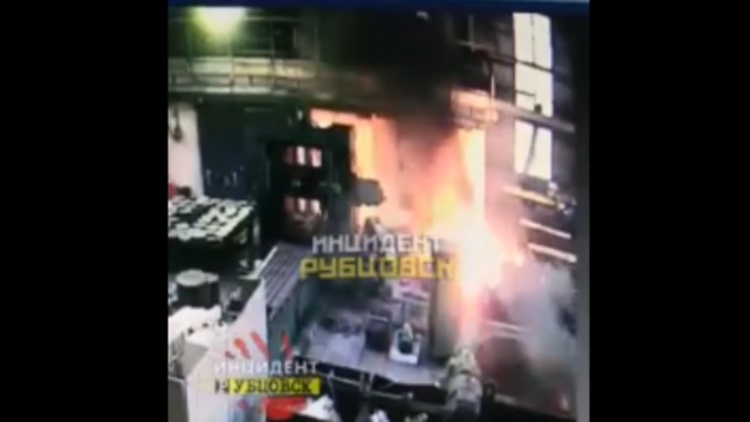 Рабочий пострадал на Рубцовском заводе запасных частей / Фото: кадр из видео