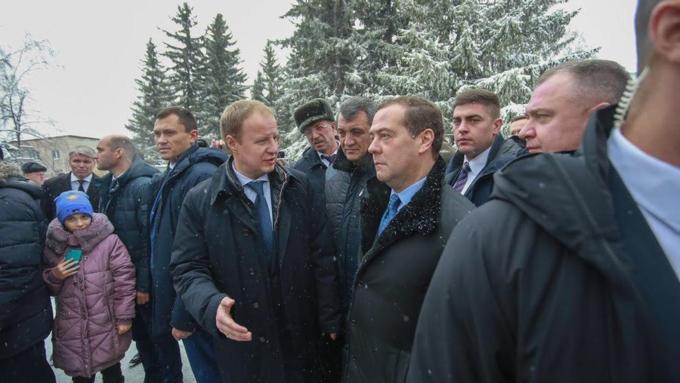 Визит Дмитрия Медведева в Алтайский край / Фото: amic.ru / Екатерина Смолихина