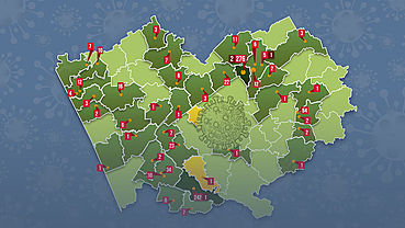 Остался последний город. Карта распространения коронавируса в Алтайском крае 