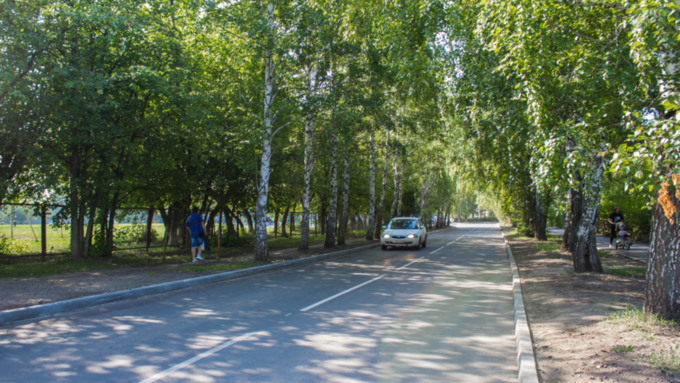 Отремонтированный участок улицы Куйбышева / Фото: amic.ru