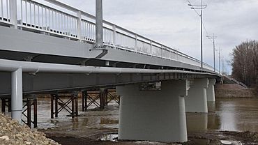 100 лет простоит. На Алтае за год построили мост, которой соединит несколько районов