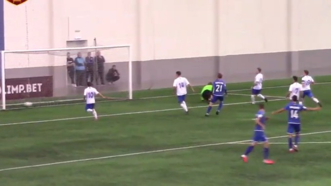 Второй гол в ворота "Динамо" / Фото: скриншот из видео