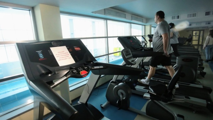 В тренажерном зале / Фото: Екатерина Смолихина / amic.ru