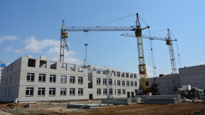 Строительство школы в Барнауле / Фото: amic.ru