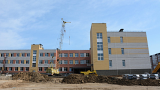 Строительство школы в Барнауле / Фото: barnaul.org