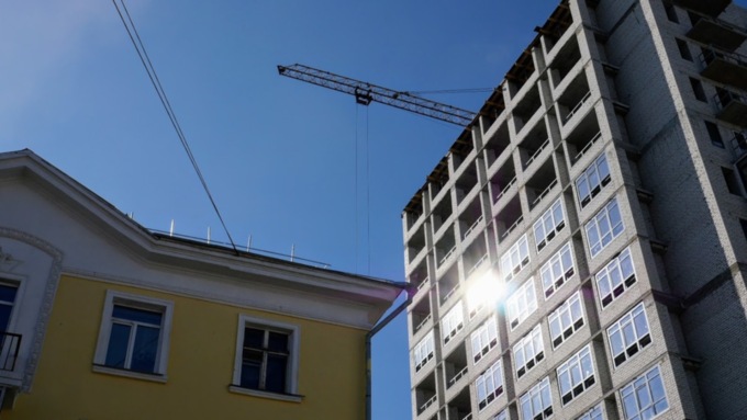 Строительство жилья в Барнауле / Фото: Екатерина Смолихина / amic.ru