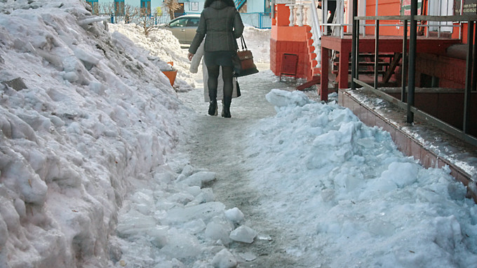 Гололёд / Фото: Екатерина Смолихина / amic.ru
