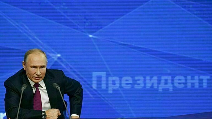 Фото: скриншот из видео-пресс-конференции Владимира Путина 