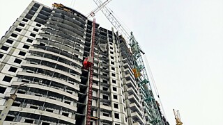 Строительство дома в Барнауле / Фото: Екатерина Смолихина / amic.ru