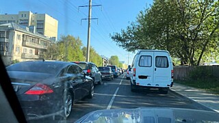 Пересечение Комсомольский и Воровского / Фото: Ирина Киселева / amic.ru