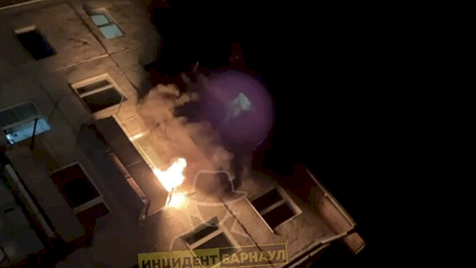Кадр из видео / "Ицнидент Барнаул"