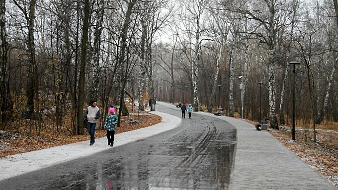 Парк “Юбилейный“ после первого этапа благоустройства / Фото: Алина Богомолова