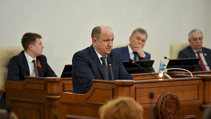 Сергей Приб на сессии АКЗС / Фото: «Единая Россия»