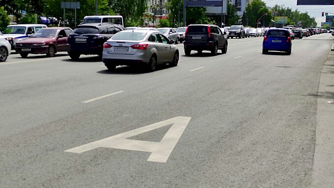 Выделенная полоса / Фото: amic.ru