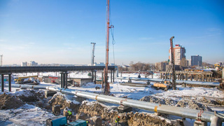 Строительство моста на Новом рынке/ Фото: 
