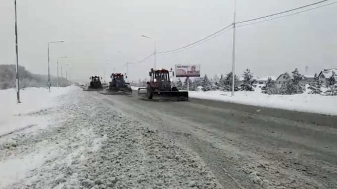 Кадр из видео: Минтранс Алтайского края