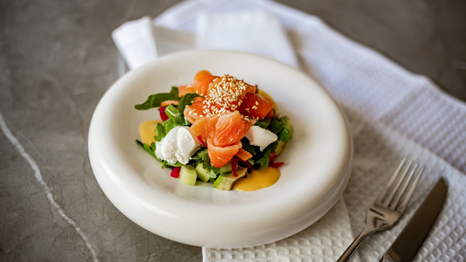 Блюдо с творожным сыром KITCHN! / Фото: предоставлено брендом KITCHN!