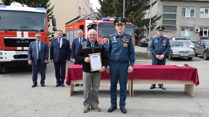 Награждение Марченко Н.В. / Фото: "Росводоканал Барнаул"