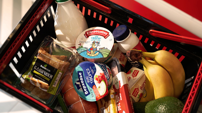 Продуктовая корзина / Фото: пресс-служба магазина "Пятерочка"