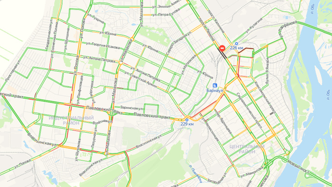 Фото: "Яндекс.Пробки"