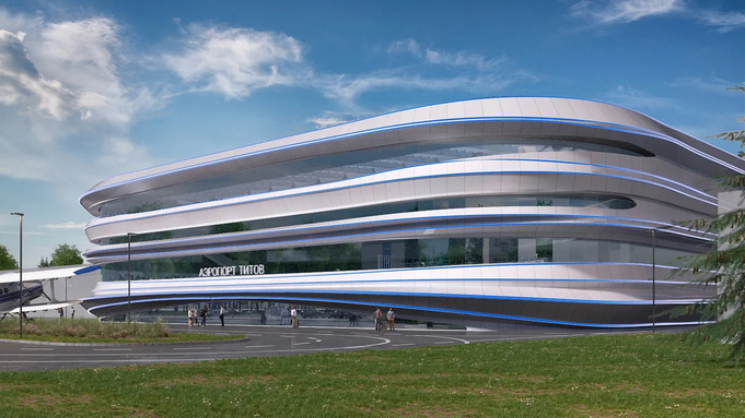 Проект нового терминала барнаульского аэропорта/ Фото: dialectica.cc