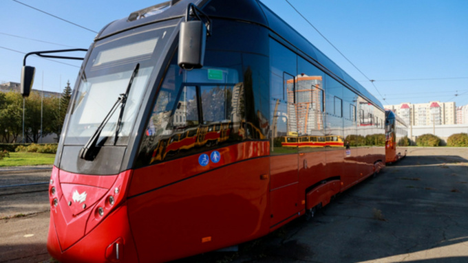 Новые трамваи в Барнауле / Фото: amic.ru / Евгения Савина