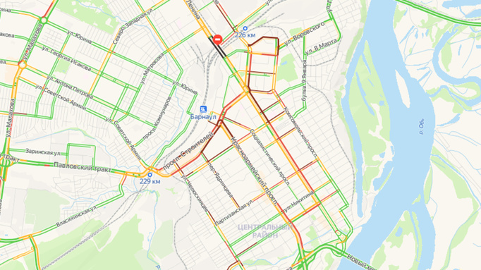 Фото: "Яндекс.Пробки"