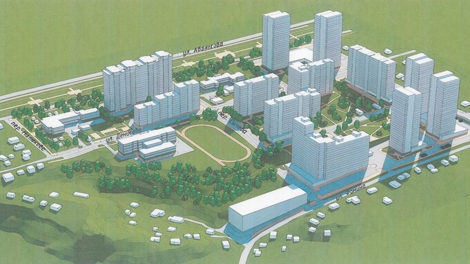 Проект планировки квартала в границах улицы Фомина, переулка Конева, улицы Аванесова, переулка Малюкова / Фото: ООО "Строитель"