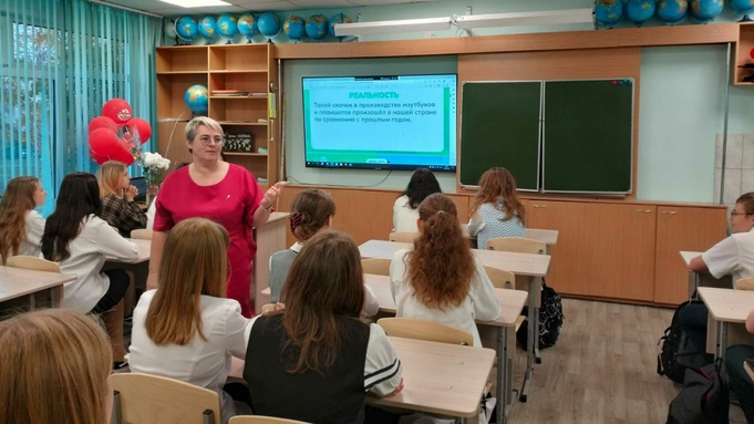 Профориентационный минимум в алтайской школе / Фото предоставлено Минобром региона