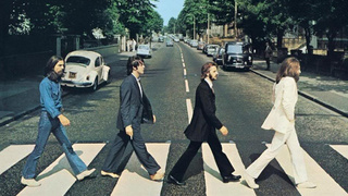 Обложка альбома Abbey Road (1969) группы The Beatles