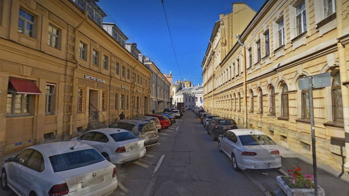Биржевой переулок в Санкт-Петербурге / Фото: "Яндекс Карты"