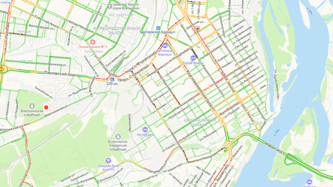 Фото: "Яндекс. Пробки"