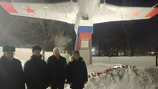 Мемориал погибшим оренбургским летчикам / Фото: телеграм-канал "Школа юных космонавтов"