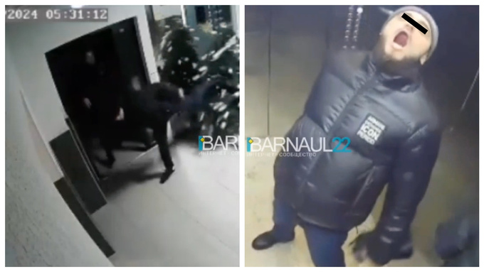 Барнаулец угрожает расправой из-за видео с ним / Кадры: Barnaul 22
