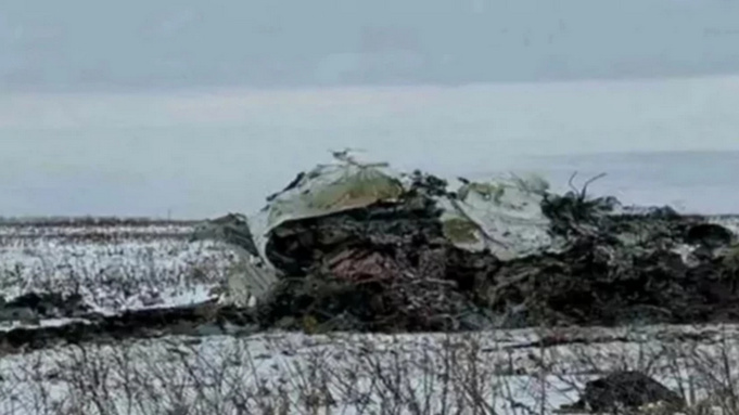 Обломки упавшего Ил-76 / Фото: readovka