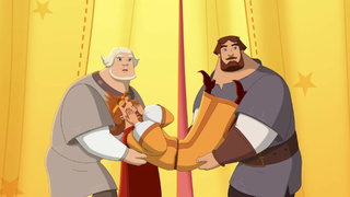 Кадр из мультфильма "Три Богатыря и Пуп Земли" (2023)