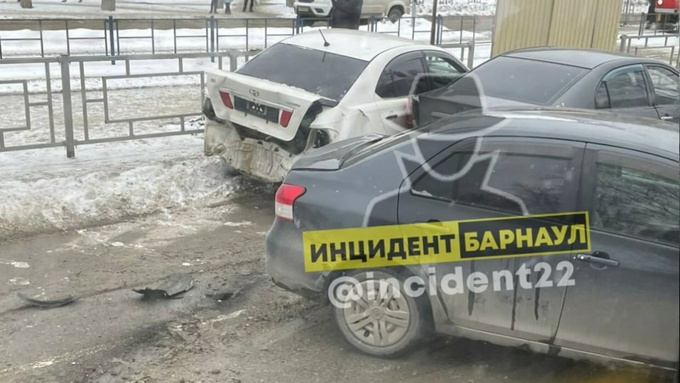 Фото с места аварии / "Инцидент Барнаул"