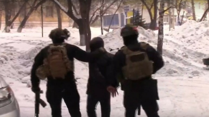 Задержание членов банды / Фото: кадр из видео