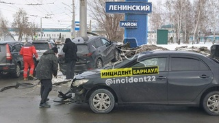 Фото с места аварии / "Инцидент Барнаул"